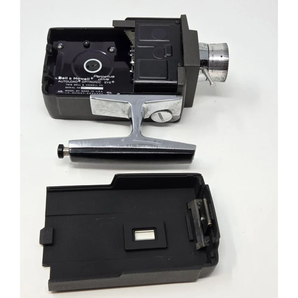 Bell & Howell 311 Super 8 Camera Autoload Optronic Eye Case Manual 1960s USA